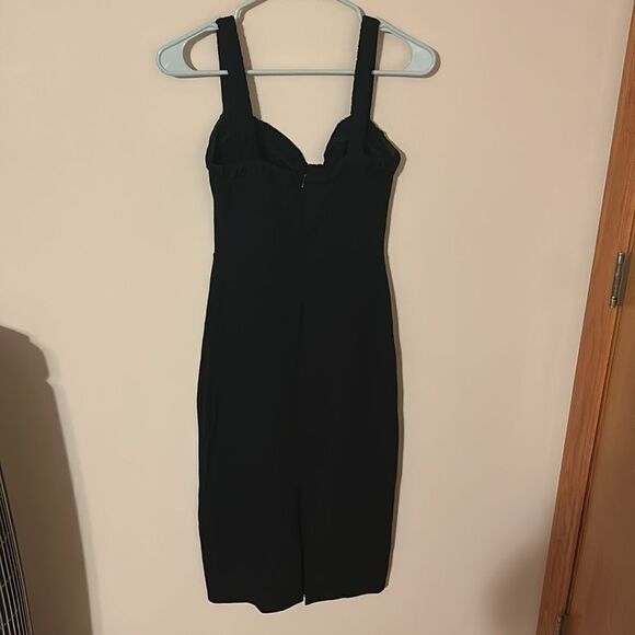 Reformation black bodycon dress size 2 - Picture 3 of 8